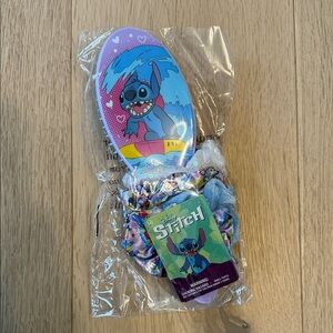 Stitch Hair Brush with 4 Scrunchies